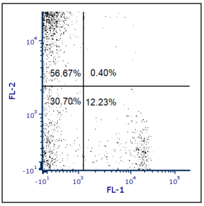 Figure 7.3 Out of range values are automatically included in quadrants in FCS Express 7.20 and later