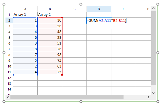 Array Formula - single result