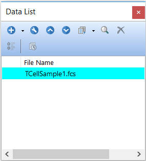 Figure T10.3  Data List Window