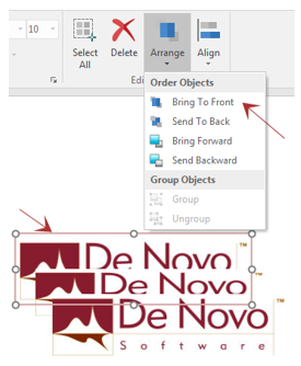 Figure T1.16  Ordering Objects