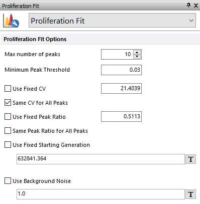 Figure 5.16  Formatting Proliferation Fit Options