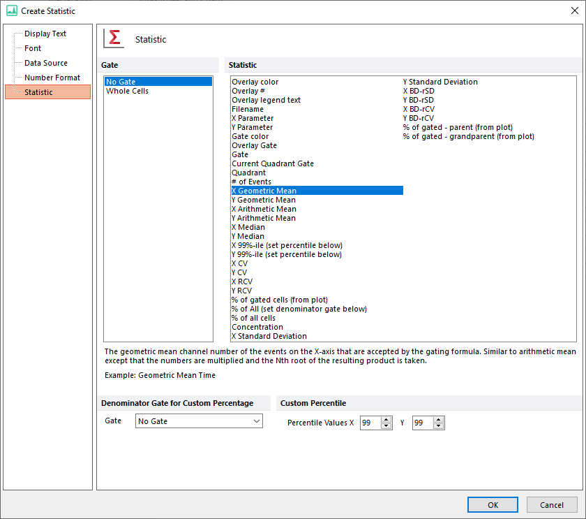 Figure T5.26  Create Statistic Dialog from Right-Click and Insert Token Command-Statistic Category
