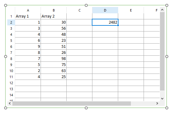 Array Formula - single result 2