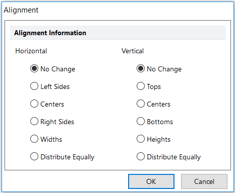 Figure T1.14b  Alignment Dialog Box