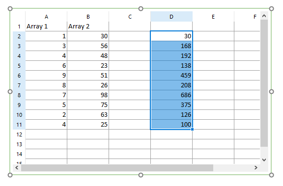 Array Formula - multiple results 2