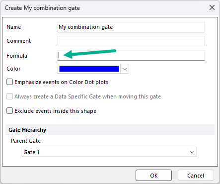 Figure 7.31  Creating a Combination Gate