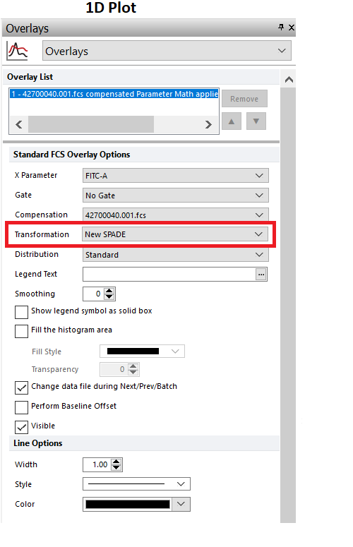 SPADE applying via format dialog 2