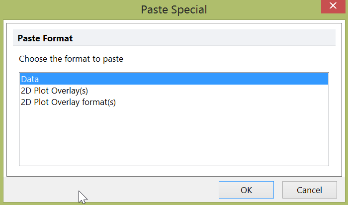 Figure 5.153 - Paste Special Dialog
