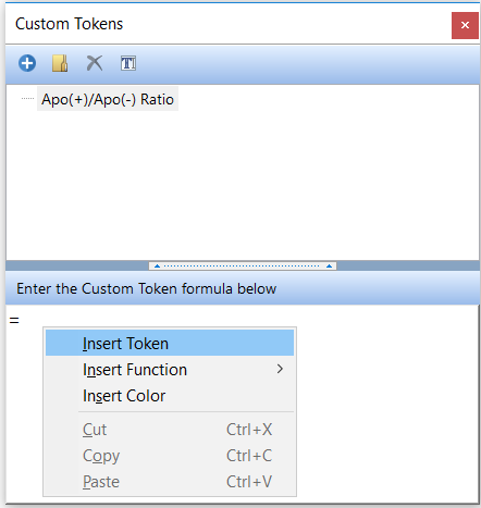 Figure T5.46  Entering a Custom Token Formula