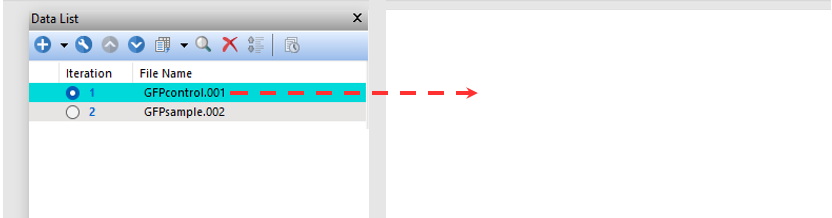 Figure T2.9  Inserting a Plot from Data List