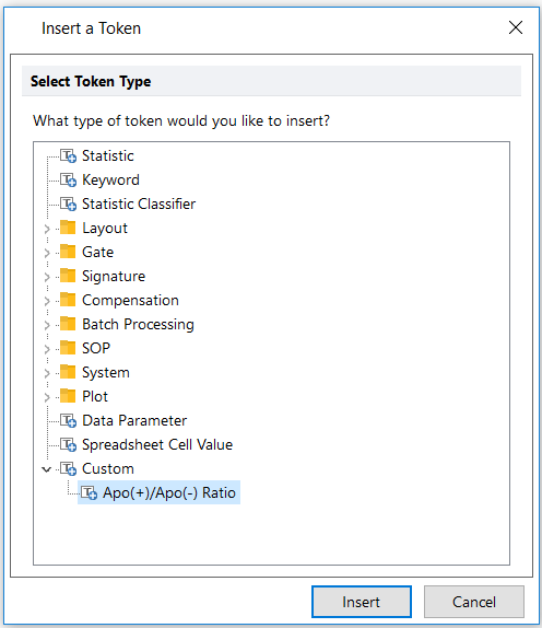 Figure T5.51  Selecting the Custom Token 
