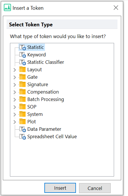 Figure T24.13  Insert a Token Dialog