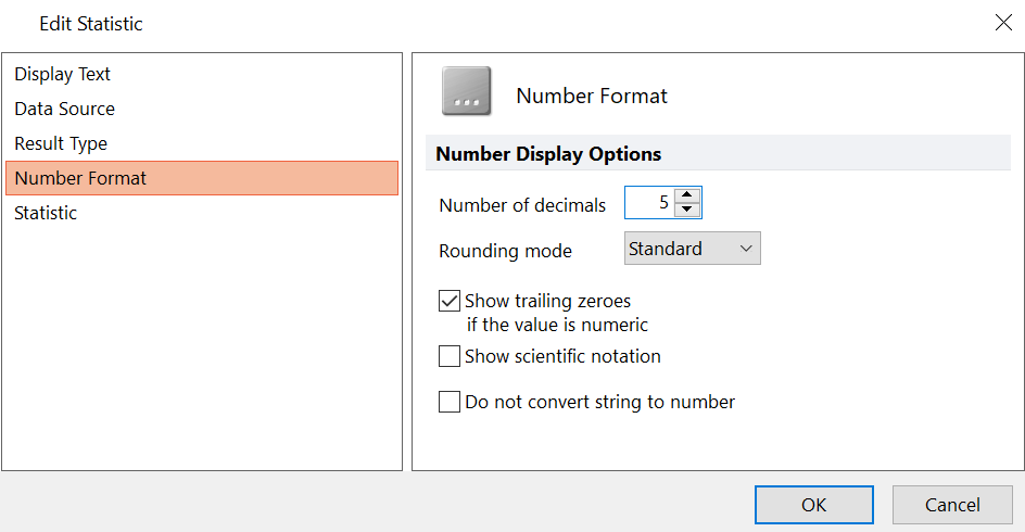 Figure T18.16  Increasing the Number of Decimal Places for R-Squared Component of Linear Regression Fit