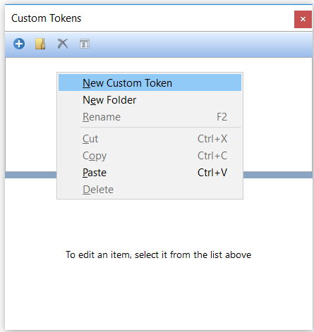 Figure T5.44  Creating a New Custom Token