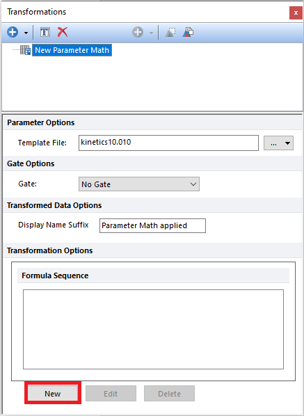 T23.2  Creating Parameter Math in Transformations Dialog