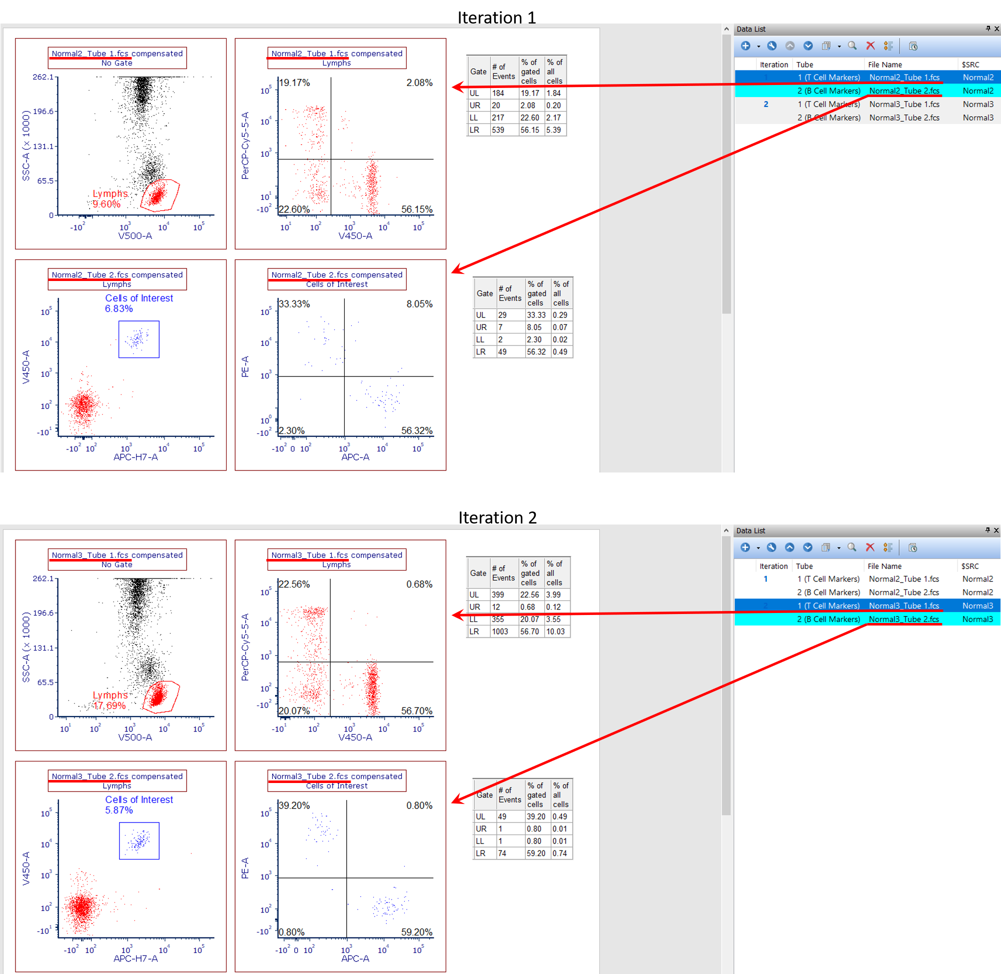 Figure T11.39  Displaying Different Iterations with Panel On