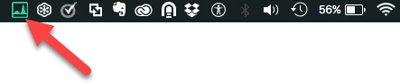 The External Application Bridge icon as it appears in the macOS tray.