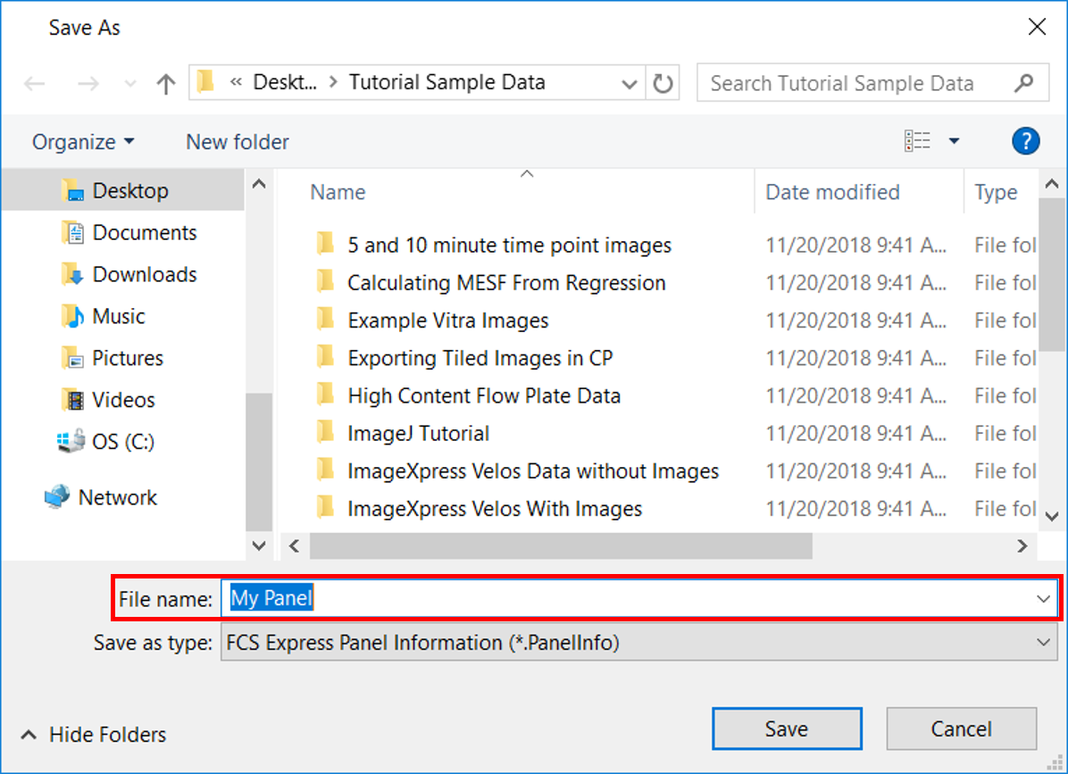 Figure T11.44  Save As Dialog