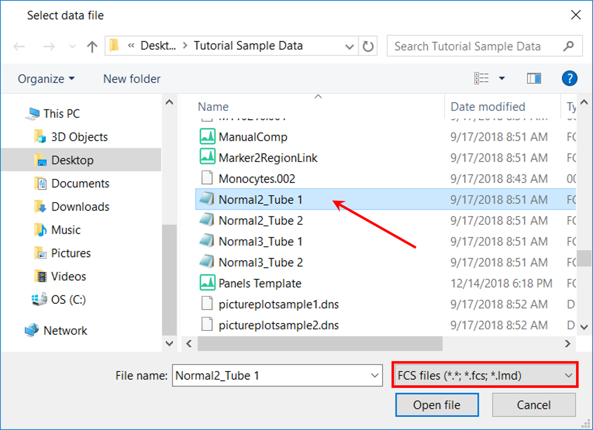 Figure T11.34  Selecting Data for the Data List with Panel On