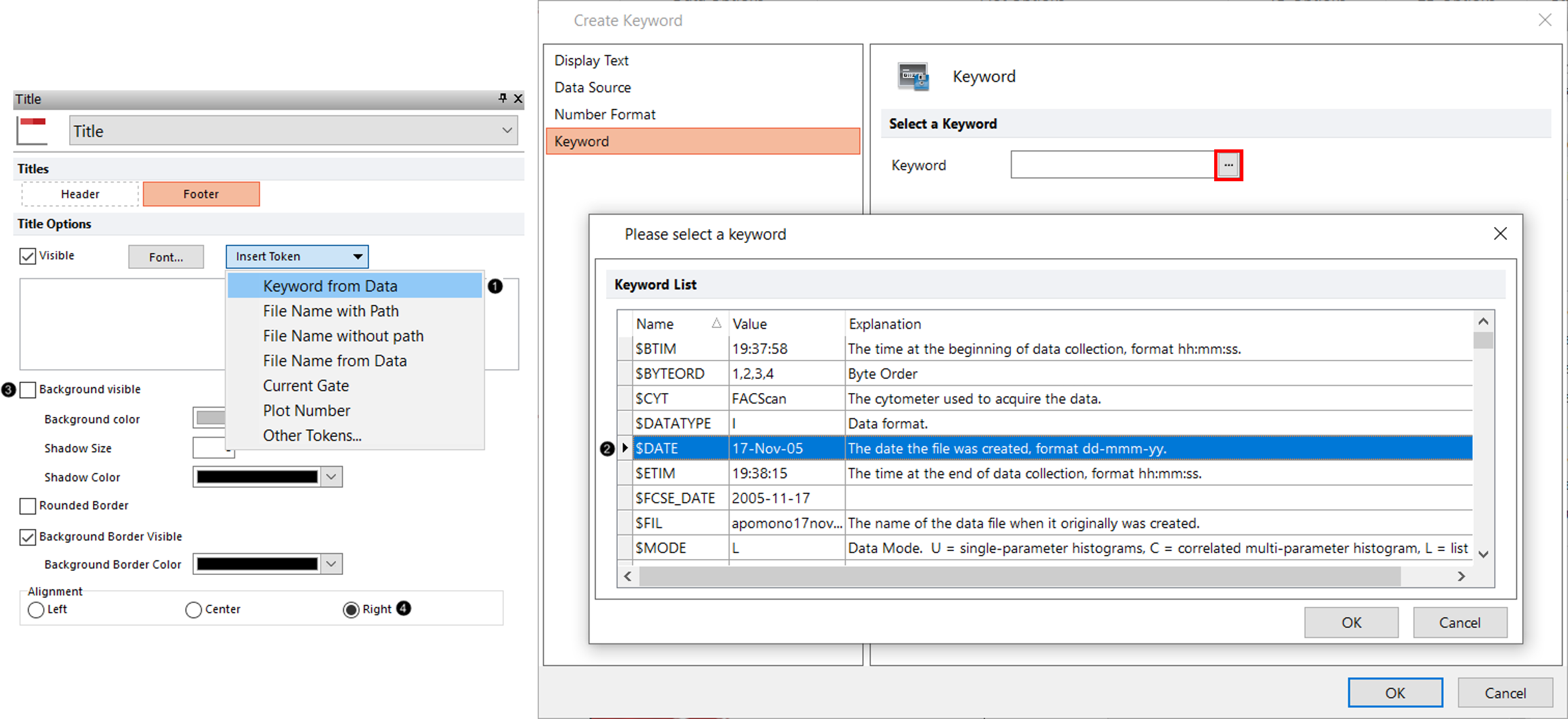 Figure T3.19  Adding $DATE Keyword to Footer of Plot