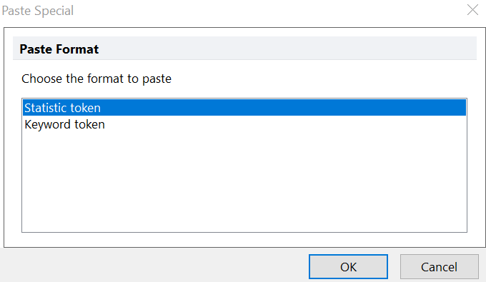 Figure T16.24  Paste Special Dialog